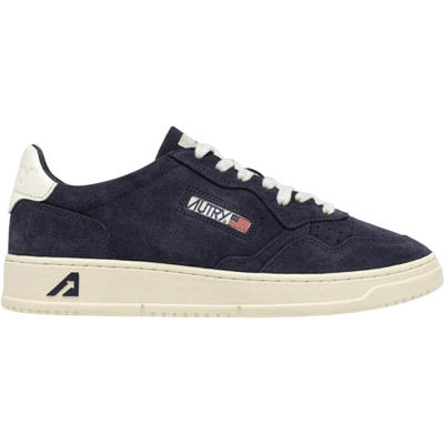 Autry Medalist Low Space White Suede