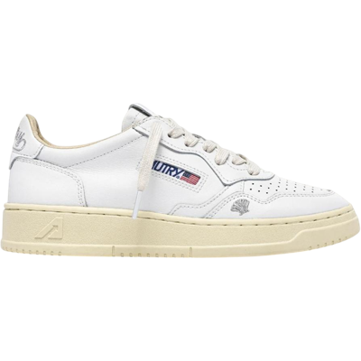 Autry Medalist Low White Silver Details (Women's)