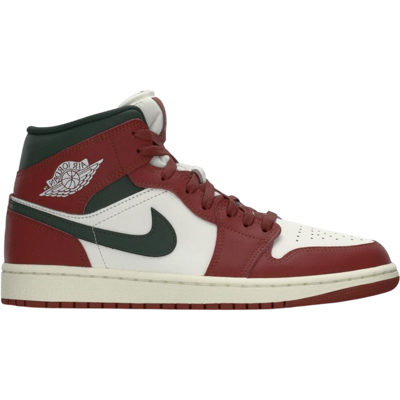 Jordan 1 Mid Redstone Midnight Green