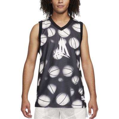 NIKE Ja DNA Jersey "Black White"