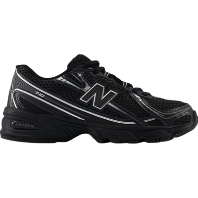 New Balance 740 Black Silver Metallic GS