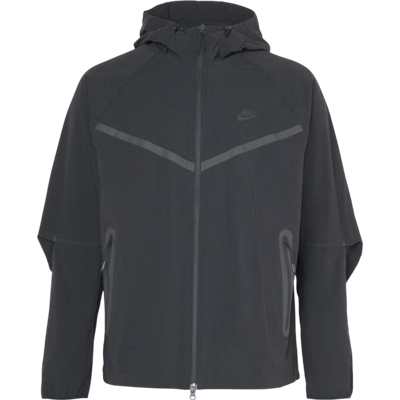 NIKE Tech Woven Windrunner Full-Zip Jacket BLACK