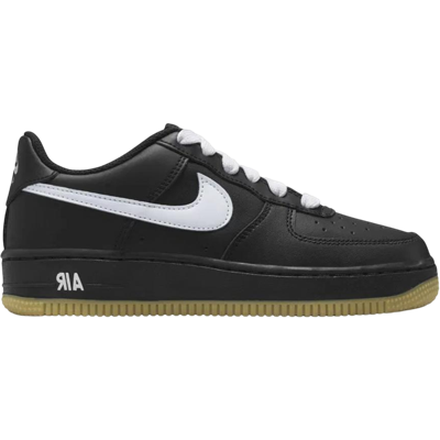 NIKE Air Force 1 LV8 Black/White/Gum (GS)