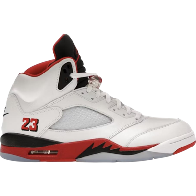 Jordan 5 Retro Fire Red Black Tongue (2025)