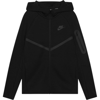 Nike Tech Fleece Zip Hoodie Black (GS)