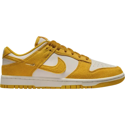 Nike Dunk Low Dark Sulfur Gold Mini Swoosh (Women's)