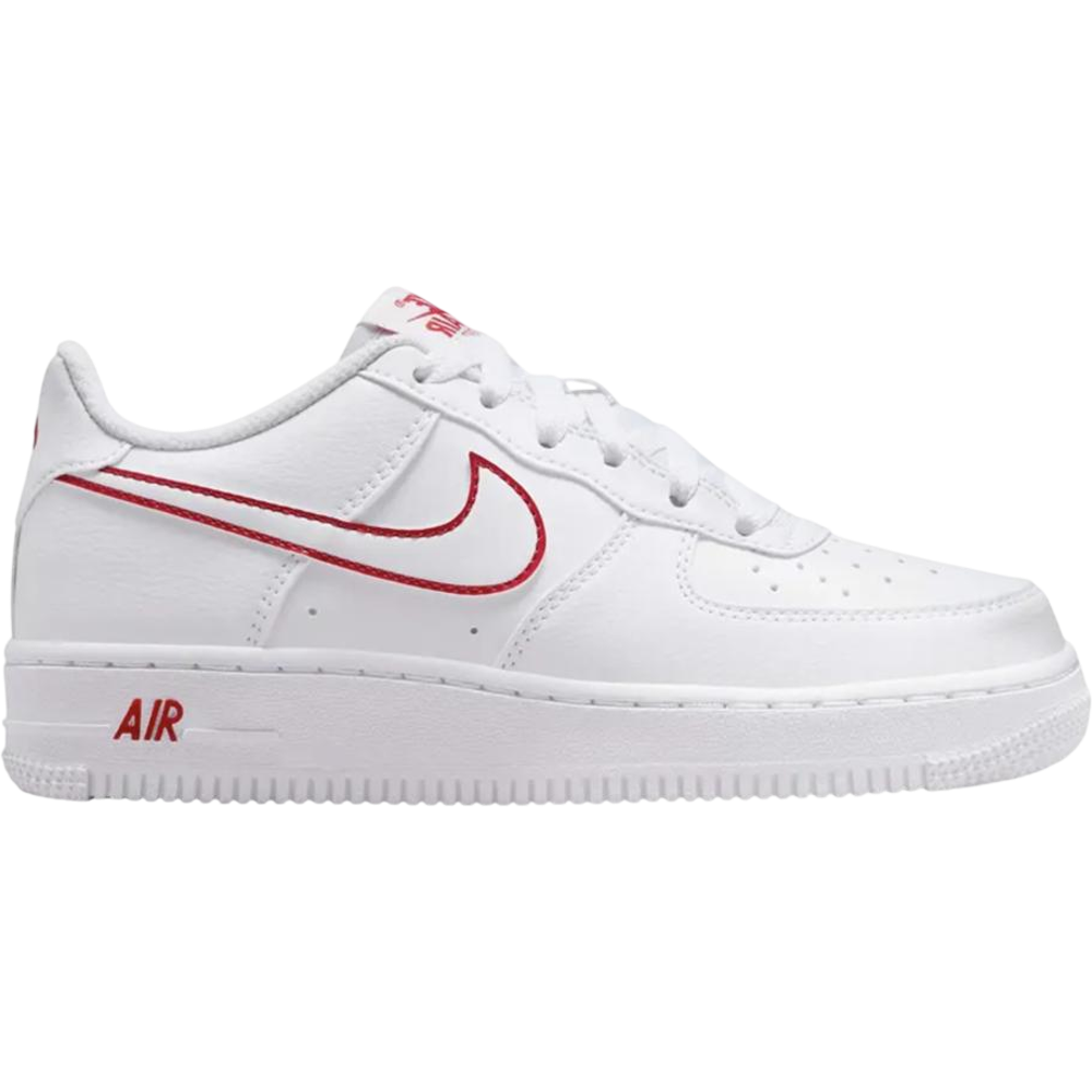 Nike Air Force 1 White Red (GS)