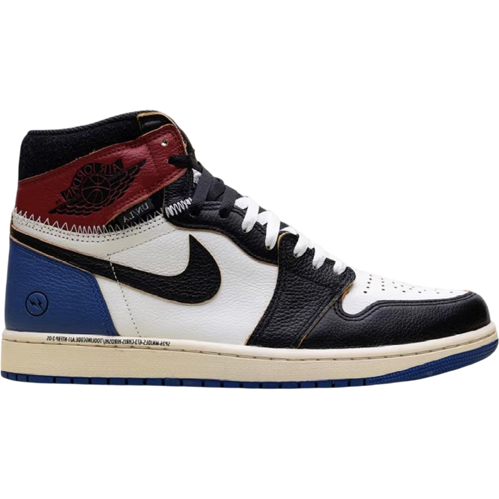 Jordan 1 Retro High OG SP Fragment x Union LA Varsity Red Sport Royal