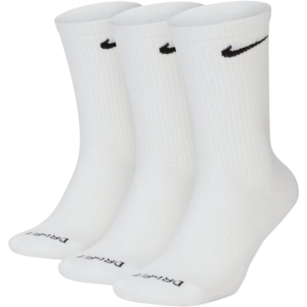 Nike Everyday Plus Cushioned White 3-pack