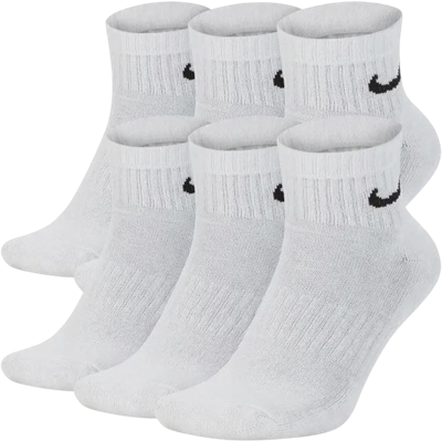 Nike Everyday Cushioned Socks White (6 pack)