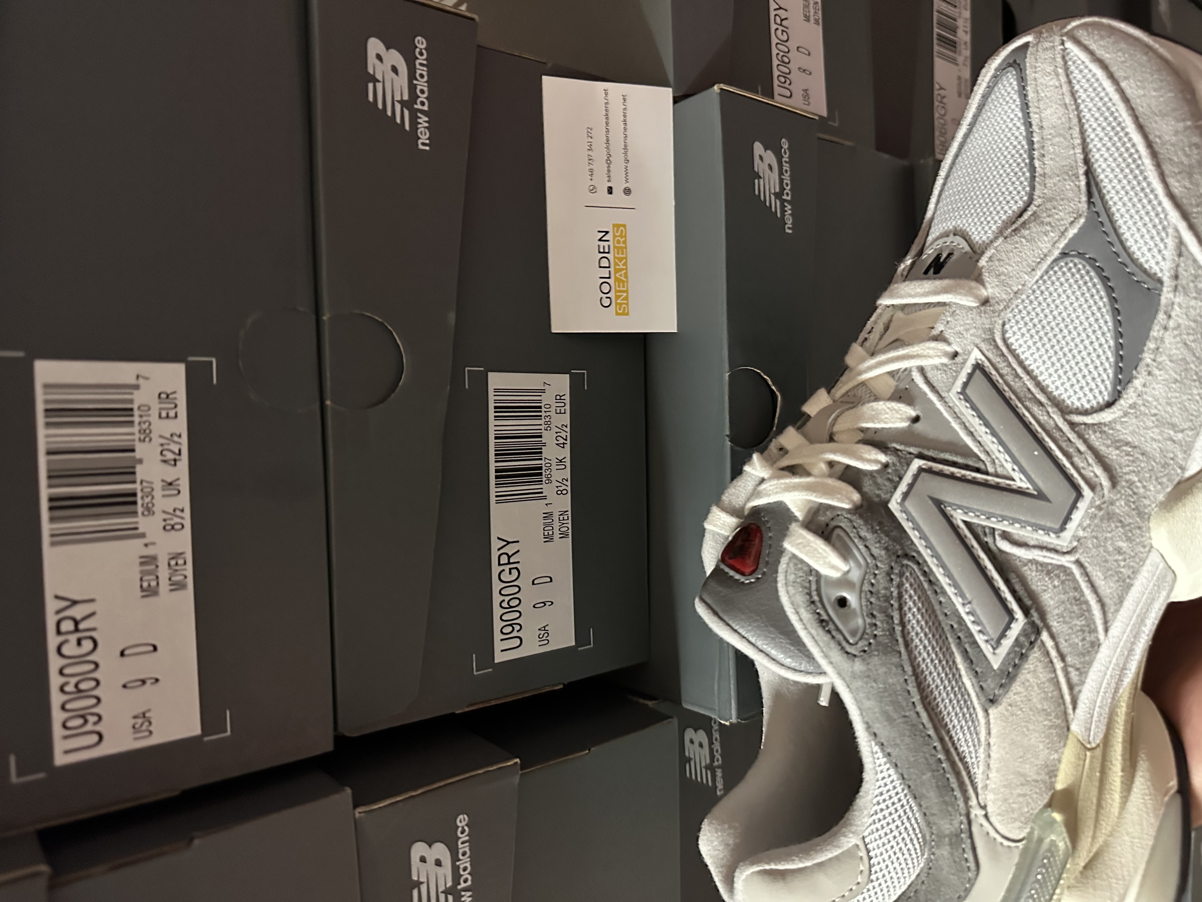 New Balance 9060 Rain Cloud Grey
