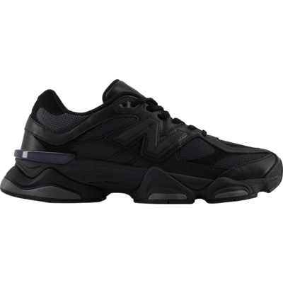 New Balance 9060 Triple Black Leather Men's